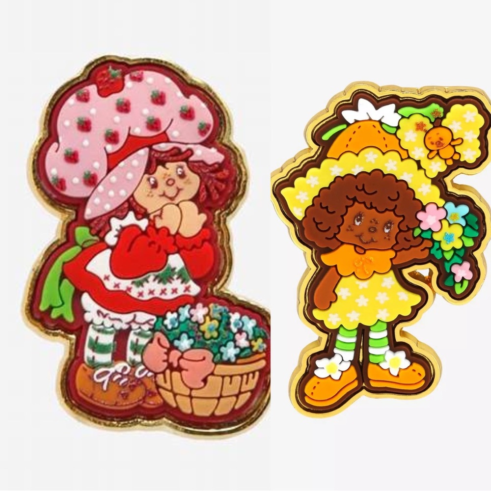 NWT RETIRED Loungefly Strawberry Shortcake and Orange Blossom Scented Pins